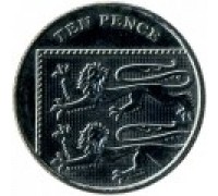 Великобритания 10 пенсов 2011-2015
