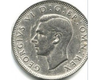Великобритания 1 шиллинг 1948 Шотландский герб