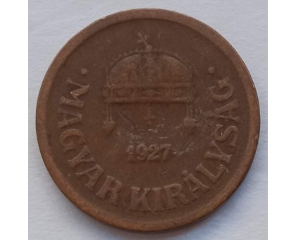 Венгрия 2 филлера 1927