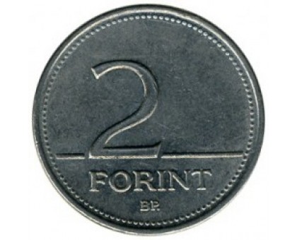 Венгрия 2 форинта 1992 - 2008
