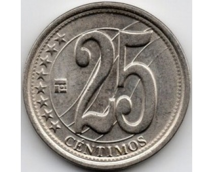 Венесуэла 25 сентимо 2007-2009