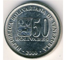 Венесуэла 50 боливаров 2000-2004