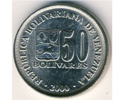 Венесуэла 50 боливаров 2000-2004