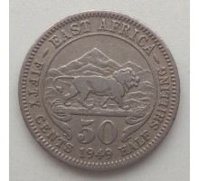 Британская Восточная Африка 50 центов 1948-1952