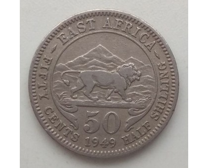 Британская Восточная Африка 50 центов 1948-1952