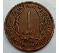 Восточные Карибы 1 цент 1955-1965
