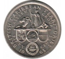 Восточные Карибские острова 50 центов 1955