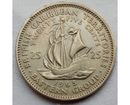 Восточные Карибы 25 центов 1955-1965