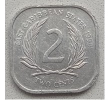 Восточные Карибы 2 цента 1981-2000