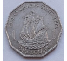 Восточные Карибы 1 доллар 1989-2000