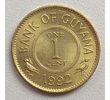 Гайана 1 цент 1967-1992
