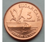 Гайана 5 долларов 1996-2015