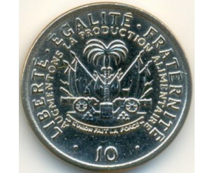 Гаити 10 сантимов 1975-1983. ФАО