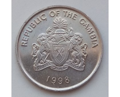 Гамбия 25 бутутов 1998 UNC