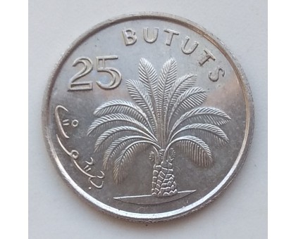Гамбия 25 бутутов 1998 UNC