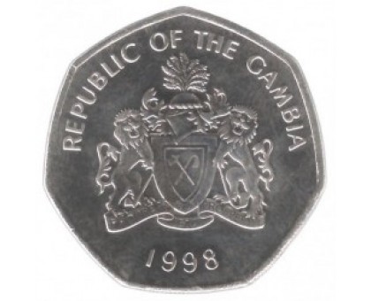 Гамбия 1 даласи 1998