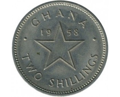 Гана 2 шиллинга 1958
