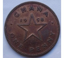 Гана 1 пенни 1958