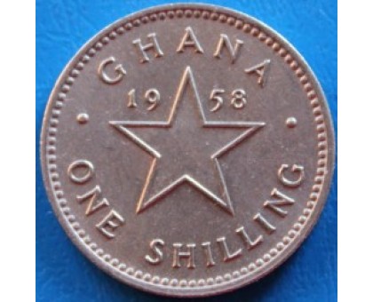Гана 1 шиллинг 1958