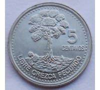 Гватемала 5 сентаво 1978-2008
