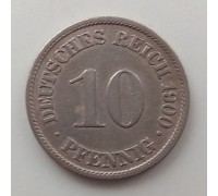 Германия 10 пфеннигов 1900 A