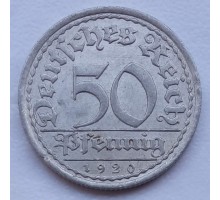Германия 50 пфеннигов 1920 А