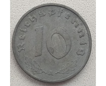 Германия 10 пфеннигов 1943 A