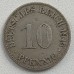 Германия 10 пфеннигов 1913 A