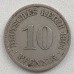 Германия 10 пфеннигов 1901 A