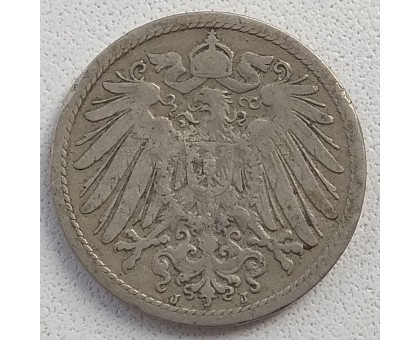 Германия 10 пфеннигов 1898 J