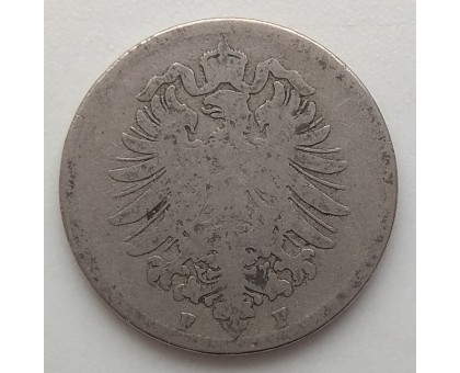Германия 10 пфеннигов 1875 F
