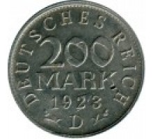Германия 200 марок 1923 D