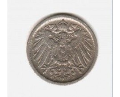 Германия 5 пфеннигов 1899 F