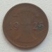 Германия 1 пфенниг 1925 А