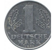 Германия (ГДР) 1 марка 1962