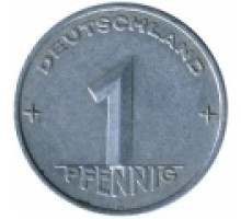 Германия (ГДР) 1 пфенниг 1952-1953