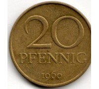Германия (ГДР) 20 пфеннигов 1969 - 1990