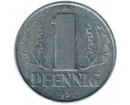 Германия (ГДР) 1 пфенниг 1960 - 1990