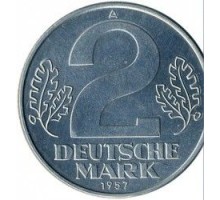 Германия (ГДР) 2 марки 1957