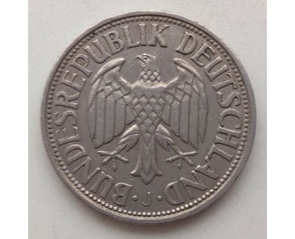 Германия (ФРГ) 1 марка 1950 J