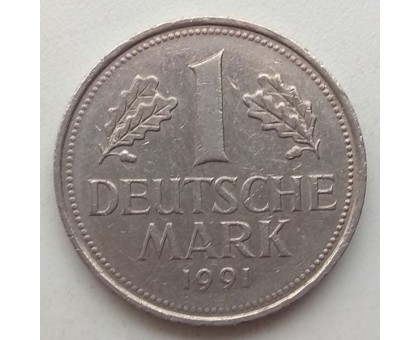 Германия (ФРГ) 1 марка 1991 D