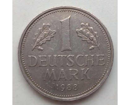 Германия (ФРГ) 1 марка 1988 J
