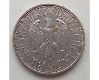 Германия (ФРГ) 1 марка 1977 G