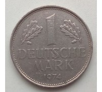 Германия (ФРГ) 1 марка 1974 F