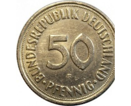 Германия (ФРГ) 50 пфеннигов 1970 F