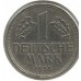 Германия (ФРГ) 1 марка 1958 J