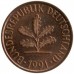 Германия 2 пфеннига 1968 - 2001