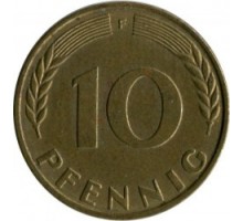 Германия (ФРГ) 10 пфеннигов 1950-2001