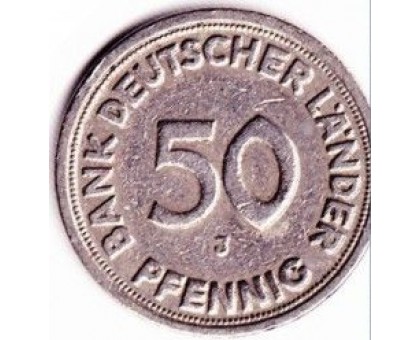 Германия (ФРГ) 50 пфеннигов 1949
