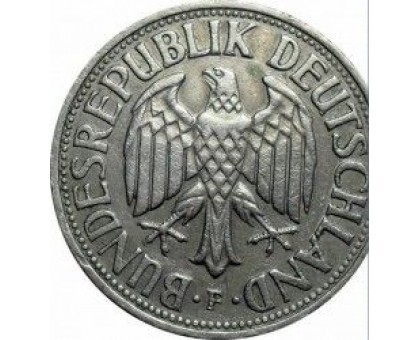 Германия (ФРГ) 1 марка 1959 F